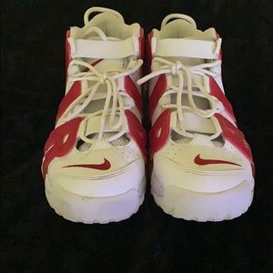 Men’s Nike Air More Uptempo Red/White